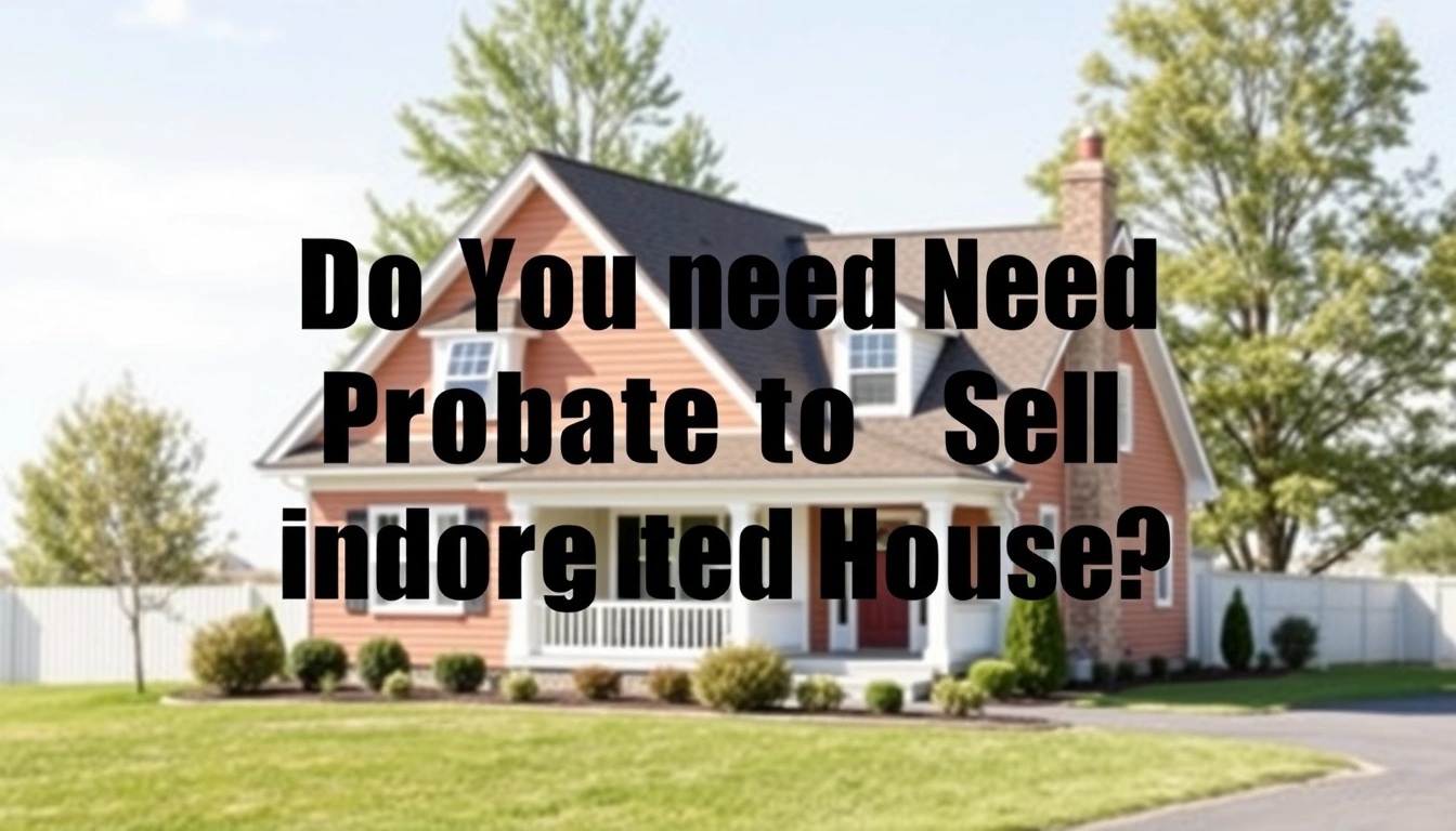 do you need probate to sell inherited house [state]